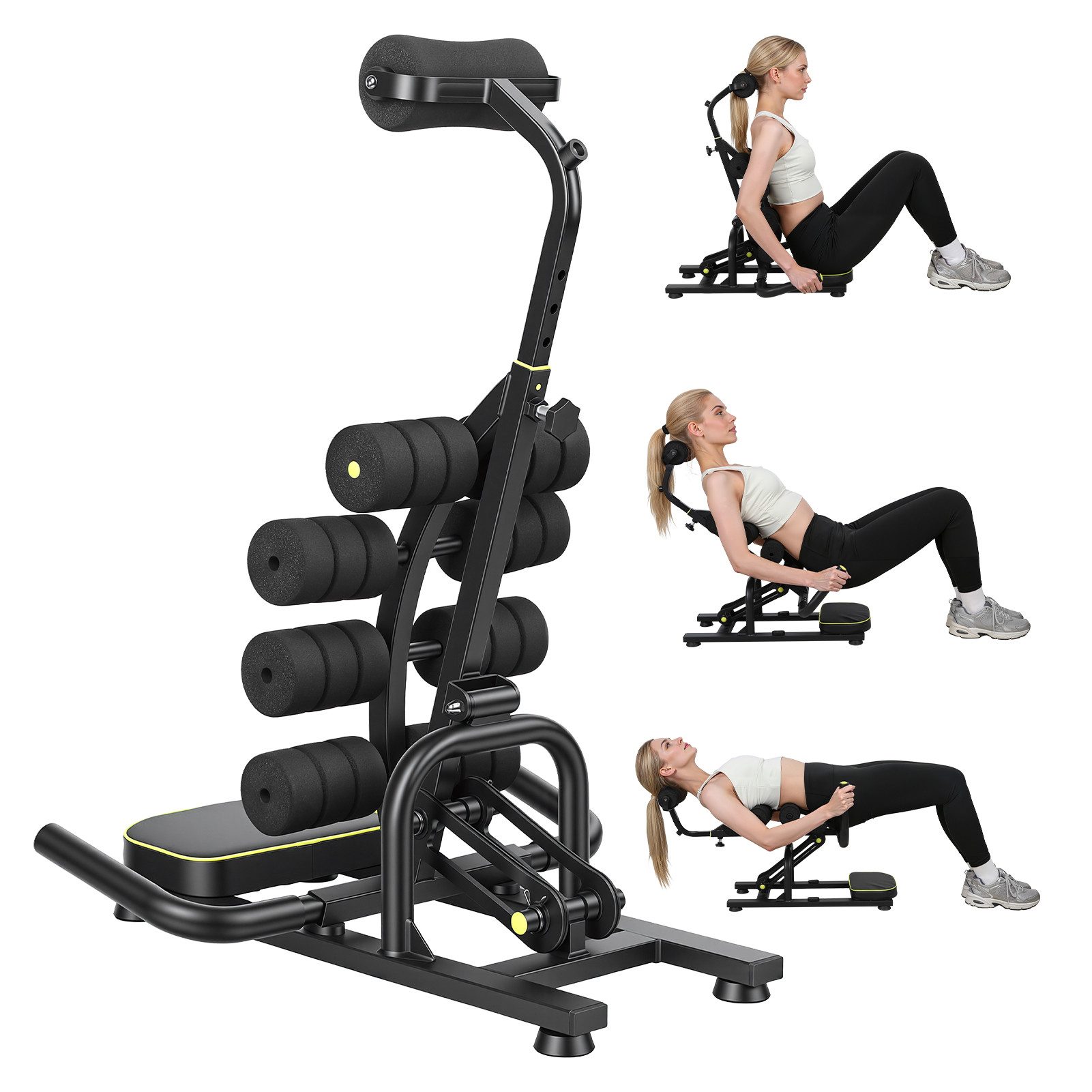 Bauchmuskelmaschine Bauch- und Rückentrainer Core Trainer Rückenstrecker Heimtrainer