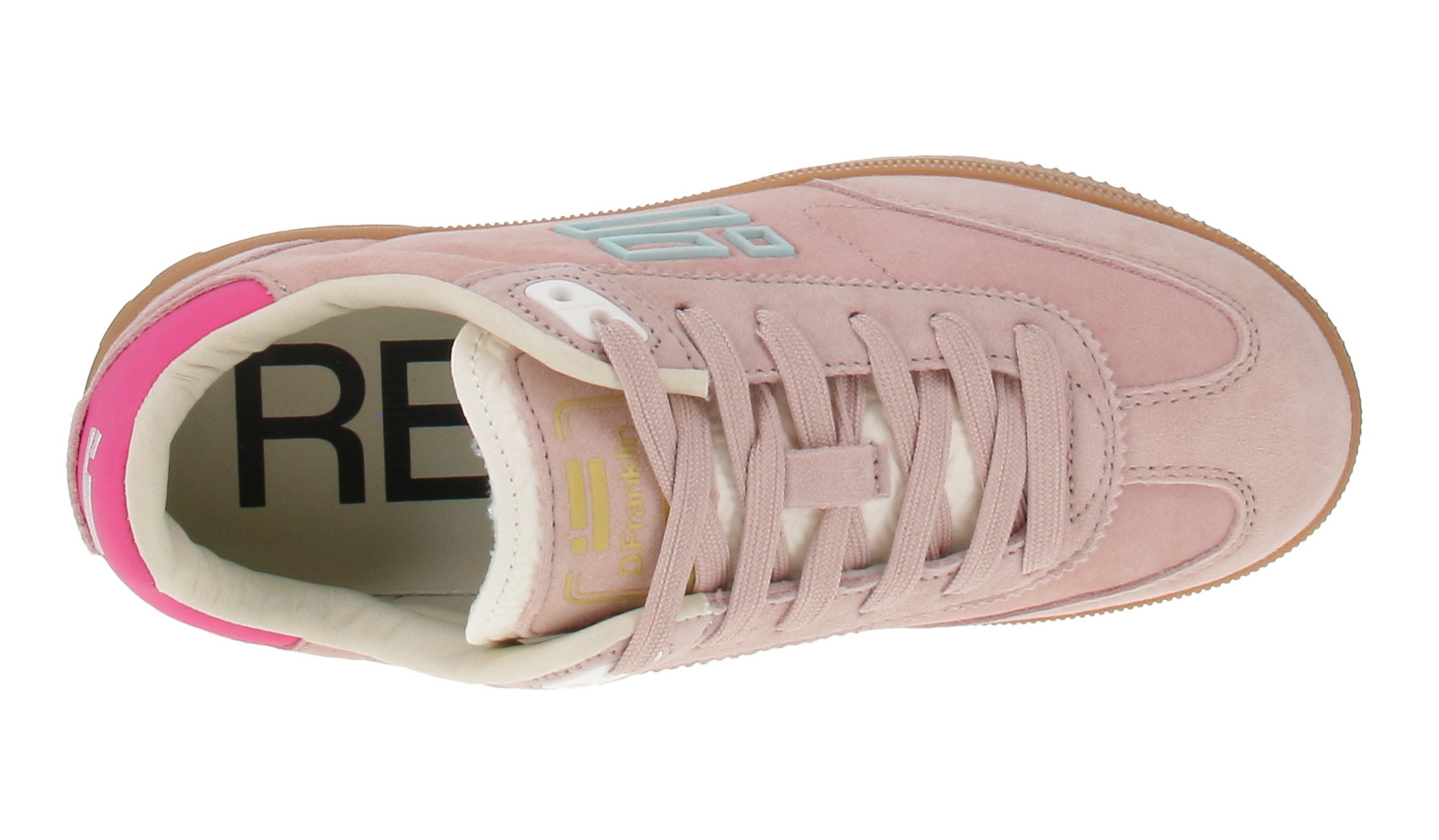 Franklin D.Franklin DFSH387005 Rebell Basic Flag - Damen Sneaker - Light-Pink Sneaker