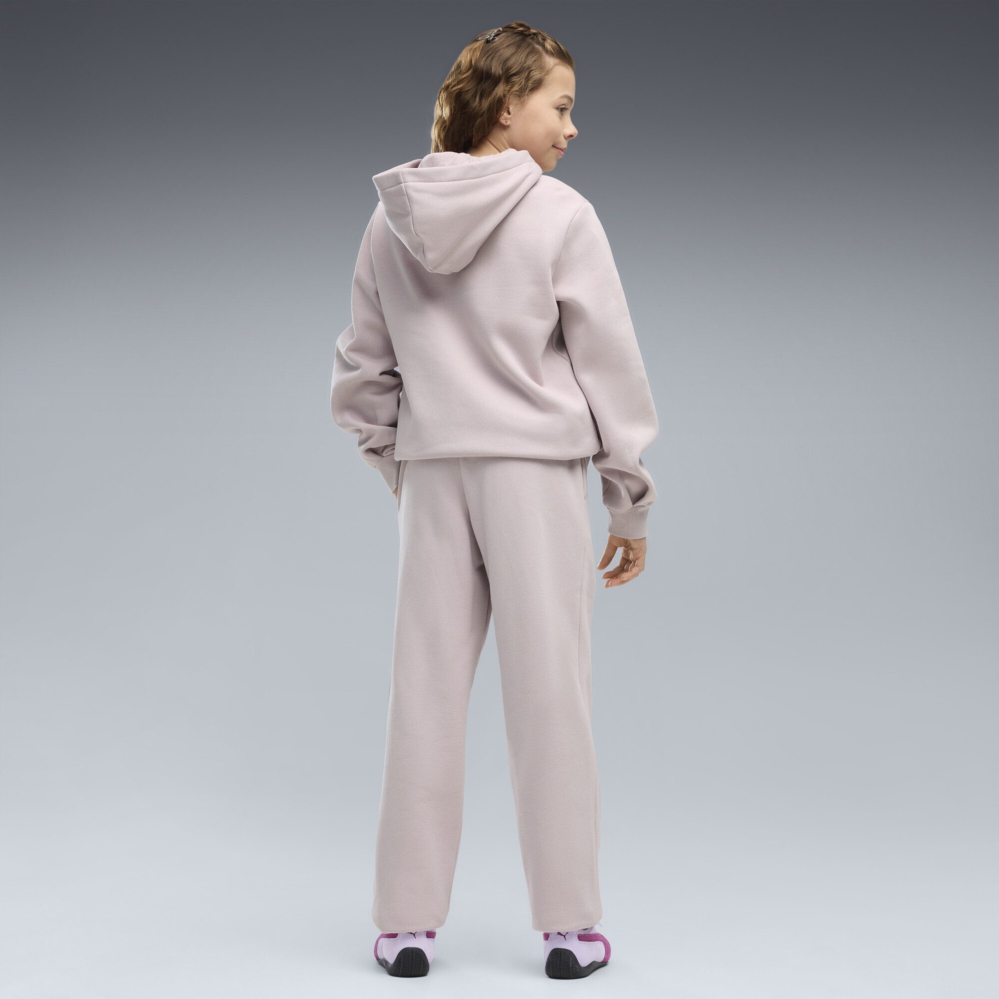 PUMA Jogginganzug Essentials Script Glitter Trainingsanzug Mädchen