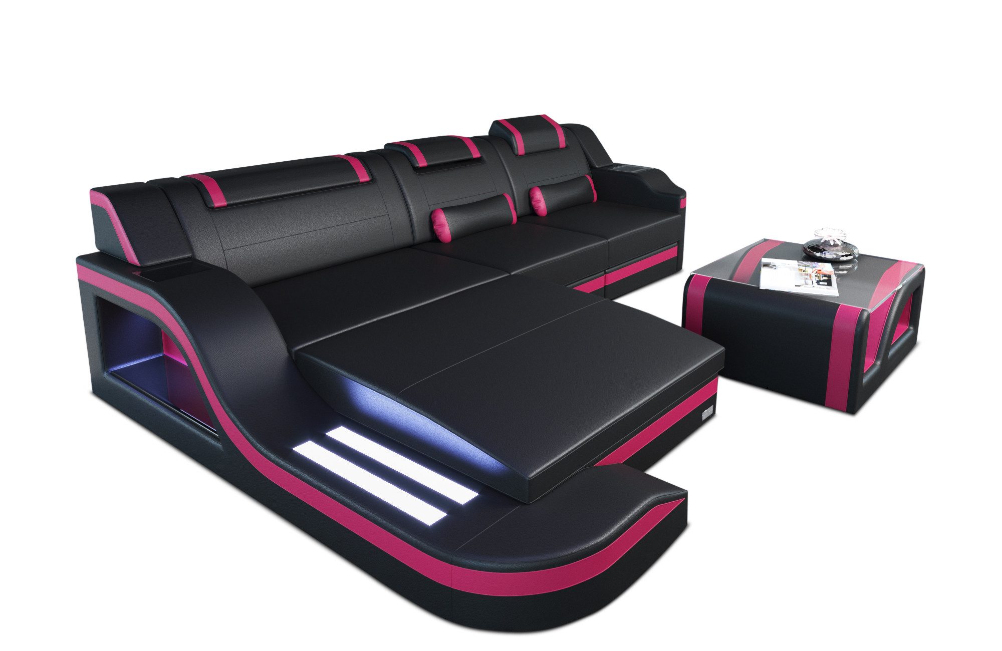 Sofa Dreams Ecksofa Ledersofa Palermo L günstig online kaufen