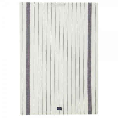 Lexington Geschirrtuch LEXINGTON Geschirrtuch Cotton Linen Striped White Gray (70x50)