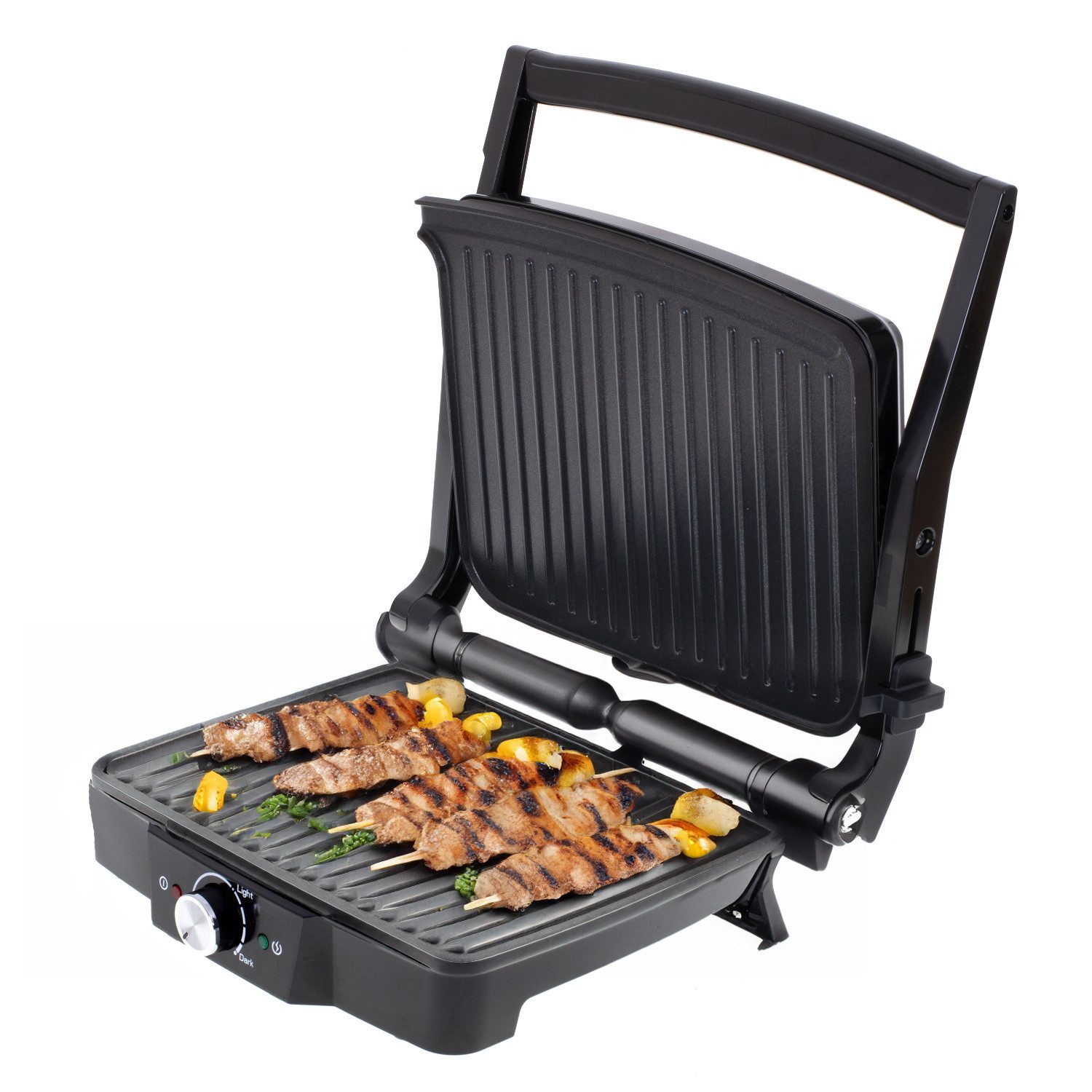 Camry Elektrogrill CR 3053 große Fläche 28 x 23 cm, 2500 W, Temperaturregelung, maximale Leistung 2500 W
