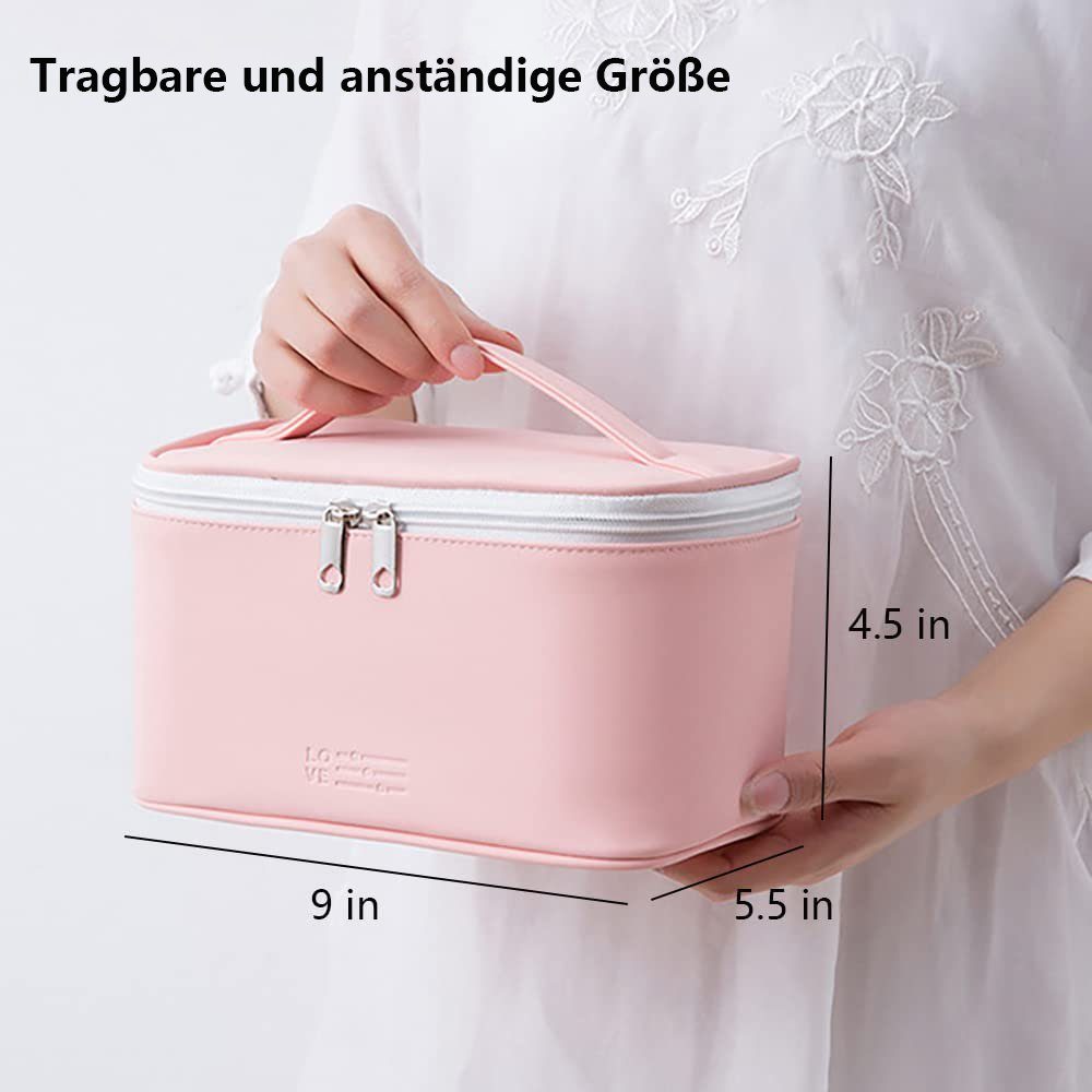 GelldG Kosmetiktasche Mädchen Kosmetiktasche Rosa für wasserdichte Kosmetiktasche