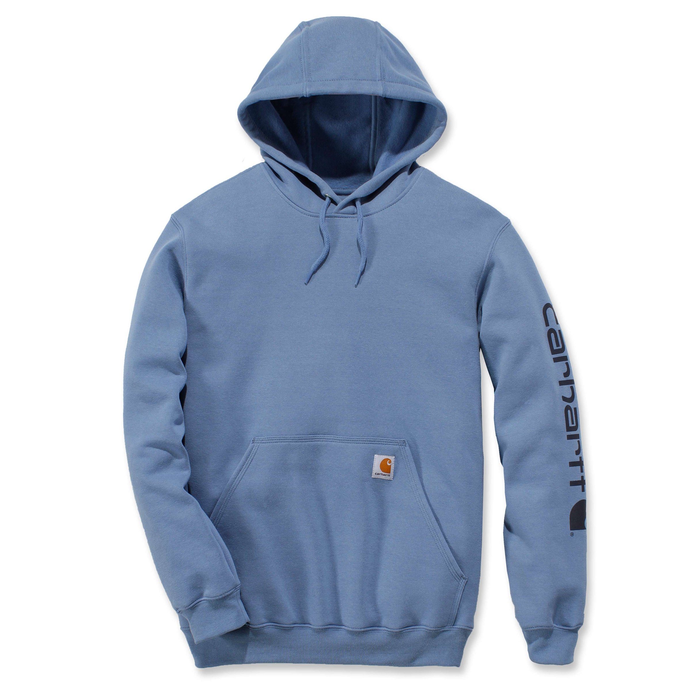 Carhartt Hoodie Graphic Kapuzenpullover Carhartt Logo Midweight Fit port Herren Loose Sweatshirt Sleeve