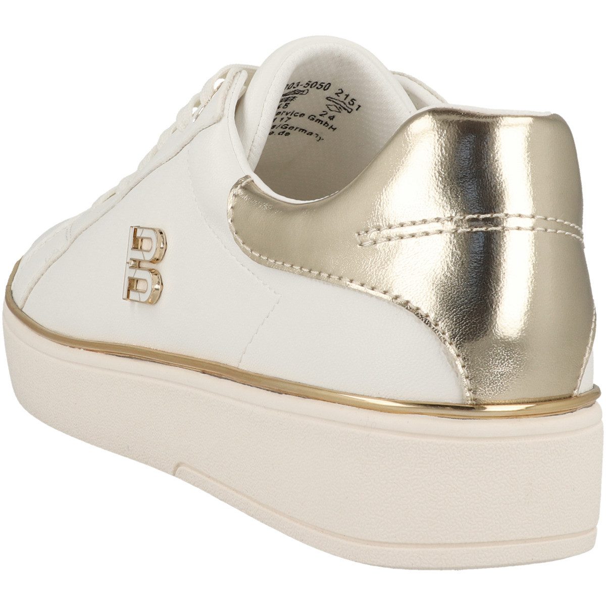 BAGATT AR903 Damen Sneaker Turnschuhe, Sportschuhe, Freizeitschuhe, Halbschuhe, Schnürschuhe