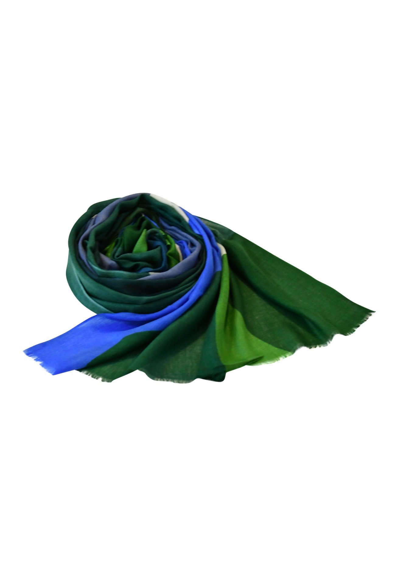 Muster2 Brillanz, lebendige mit Chilli abstrakter Premium-Wollschal Farbtöne, Abstrakte Schal Enthüllter unverwechselbar Pracht, Blue