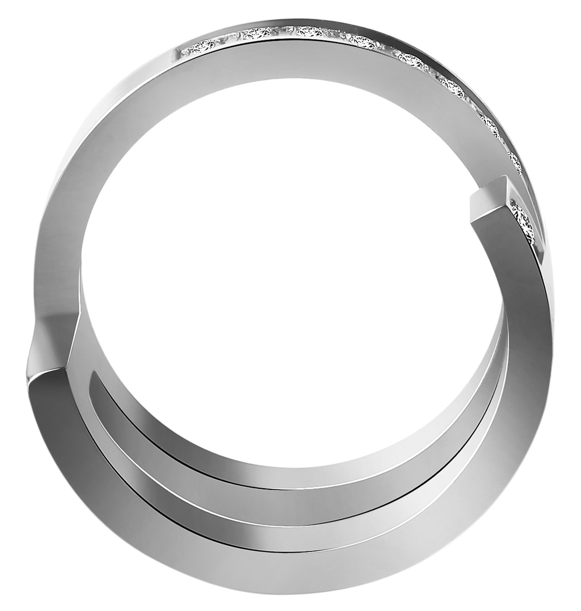AKZENT Fingerring Silvie Edelstahl silber Damen, Damen Ring günstig online kaufen