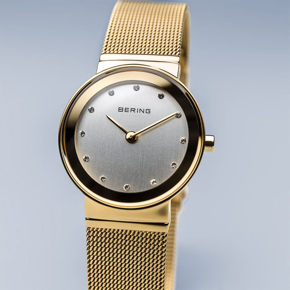 Bering Quarzuhr Bering Classic gold glänzend 10126-334 10126-334, Bering Classic gold glänzend 10126-334
