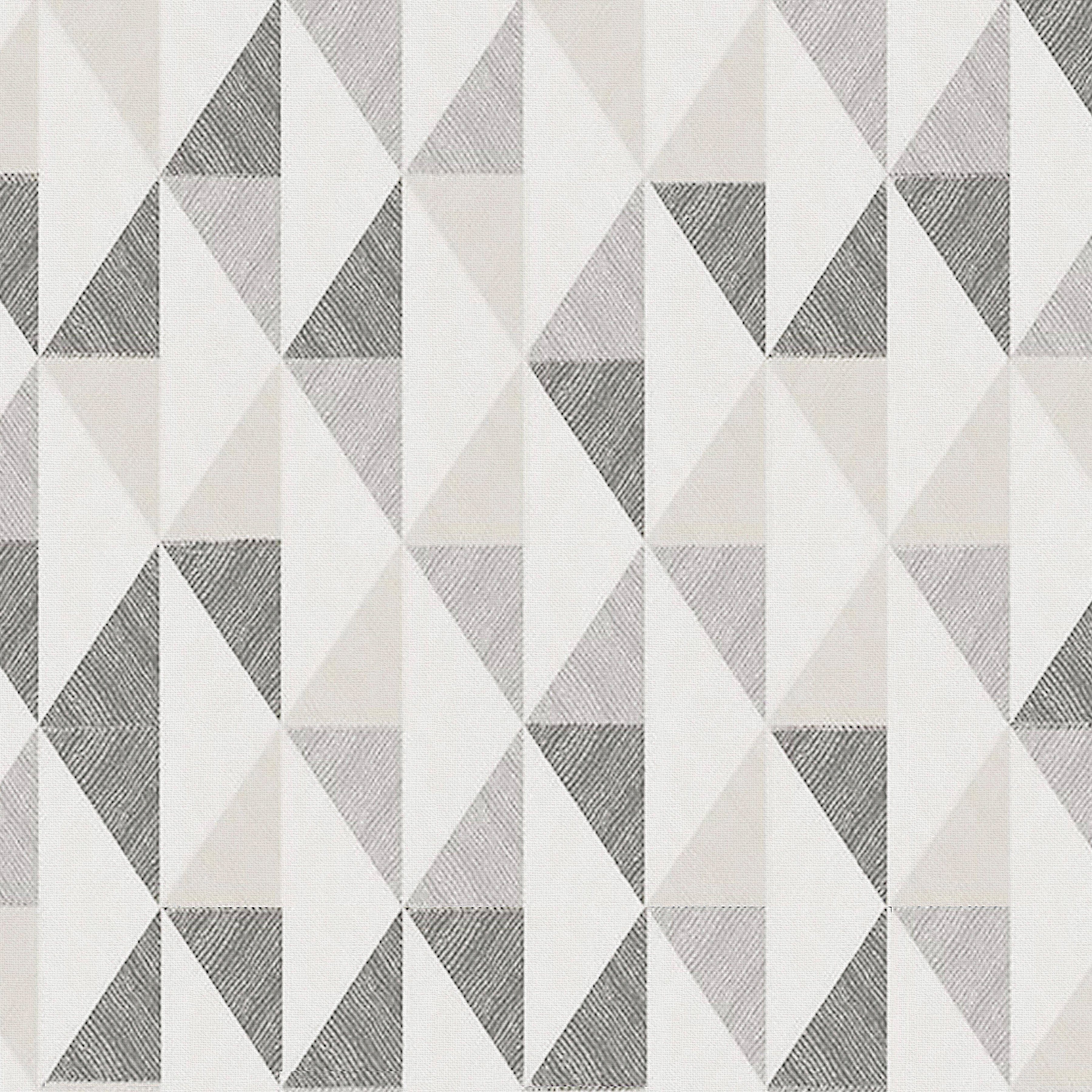 WOW Vliestapete Geometrisch Leinen, geometrisch, (1 günstig online kaufen