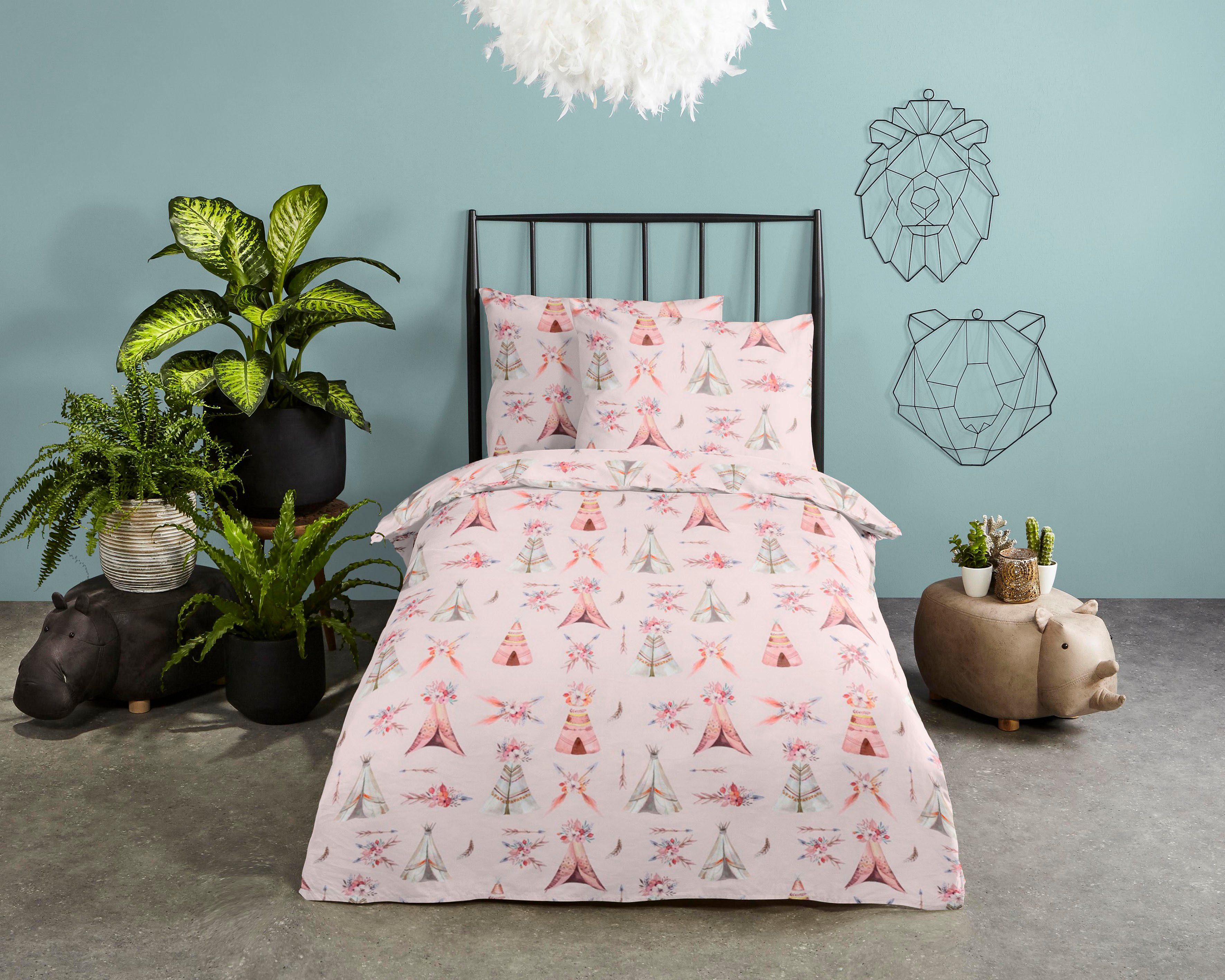 good morning Kinderbettwäsche Boho, Renforcé, 2 günstig online kaufen