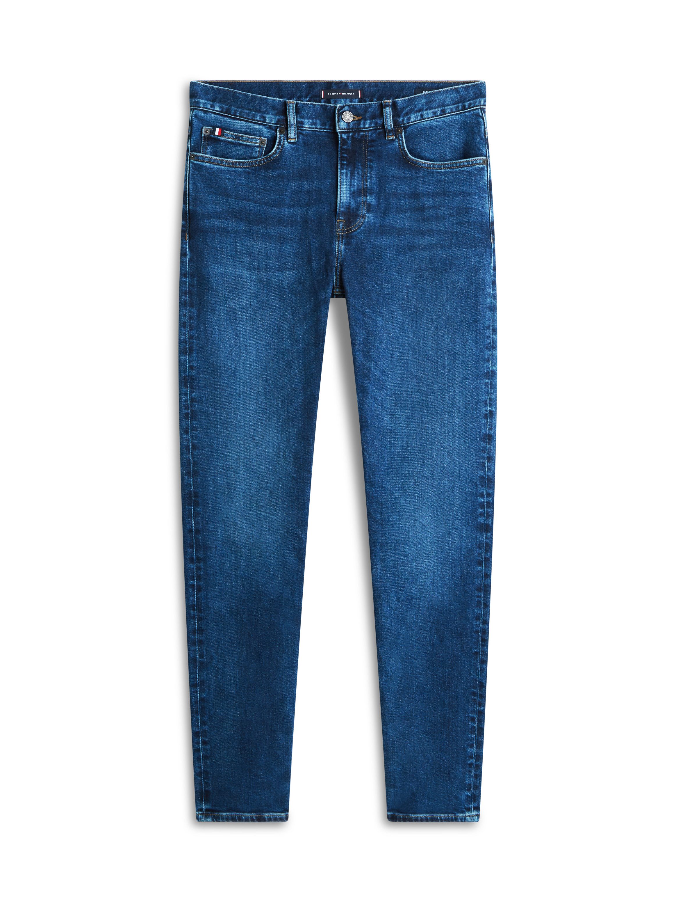 Tommy Hilfiger Slim-fit-Jeans BLEECKER Slim Fit mit Fade-Effekten, schmale Form – Bild 4 von 5