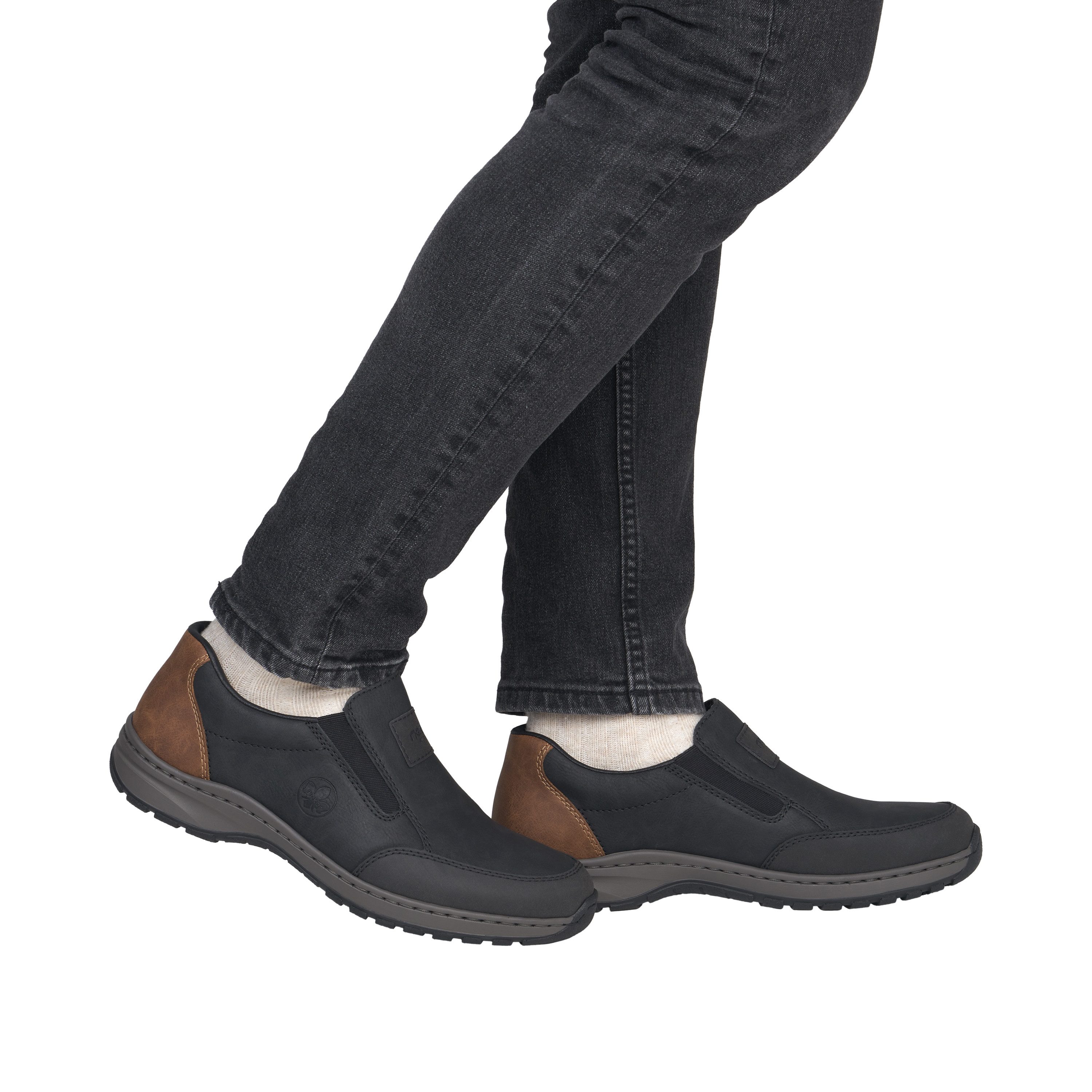 Rieker Slipper Schlupfschuh, Halbschuh, Freizeitschuh in bequemer Weite G (weit)