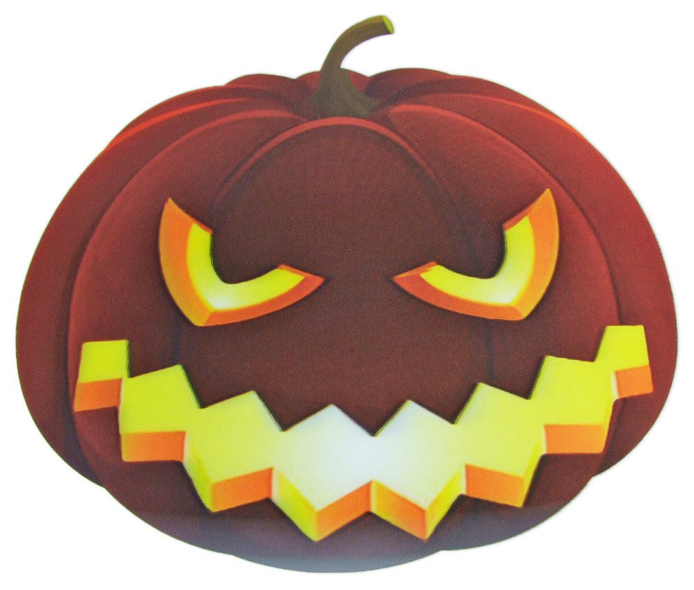 Zoelibat Dekoobjekt Gruseliger Kürbis 3D Effektbild zu Halloween günstig online kaufen