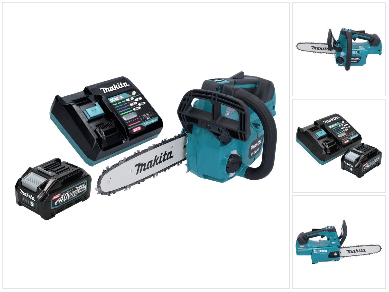 Makita Benzin-Kettensäge UC 002 GM101 Akku Kettensäge 40 V max. 25 cm 24,8 m/s Brushless + 1x