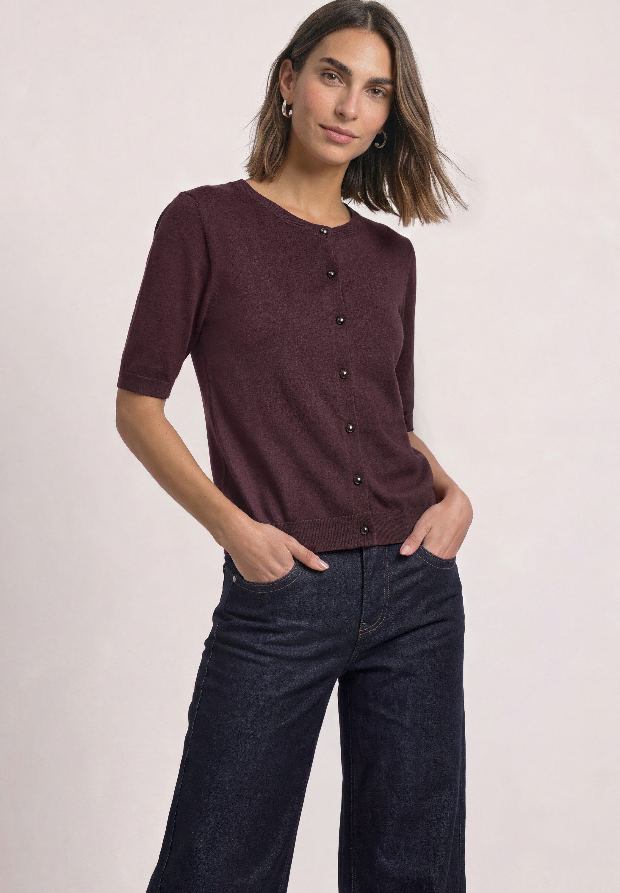 STREET ONE Cardigan mit Knopfleiste
