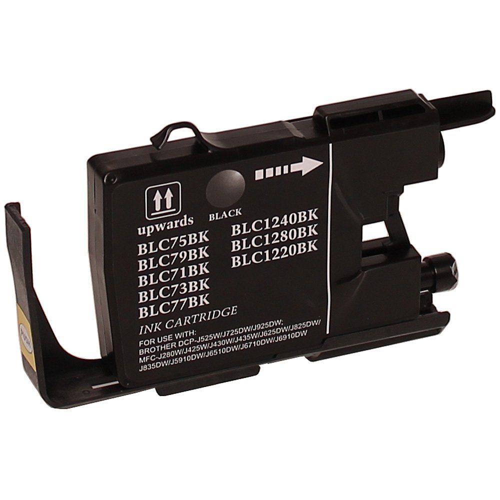 ABC Tintenpatrone (Kompatible Druckerpatrone für Brother LC-1220BK LC-1240BK, MFC-J825DW MFC-J835DW MFC-J5910DW MFC-J6510DW MFC-J6710DW MFC-J6910DW)