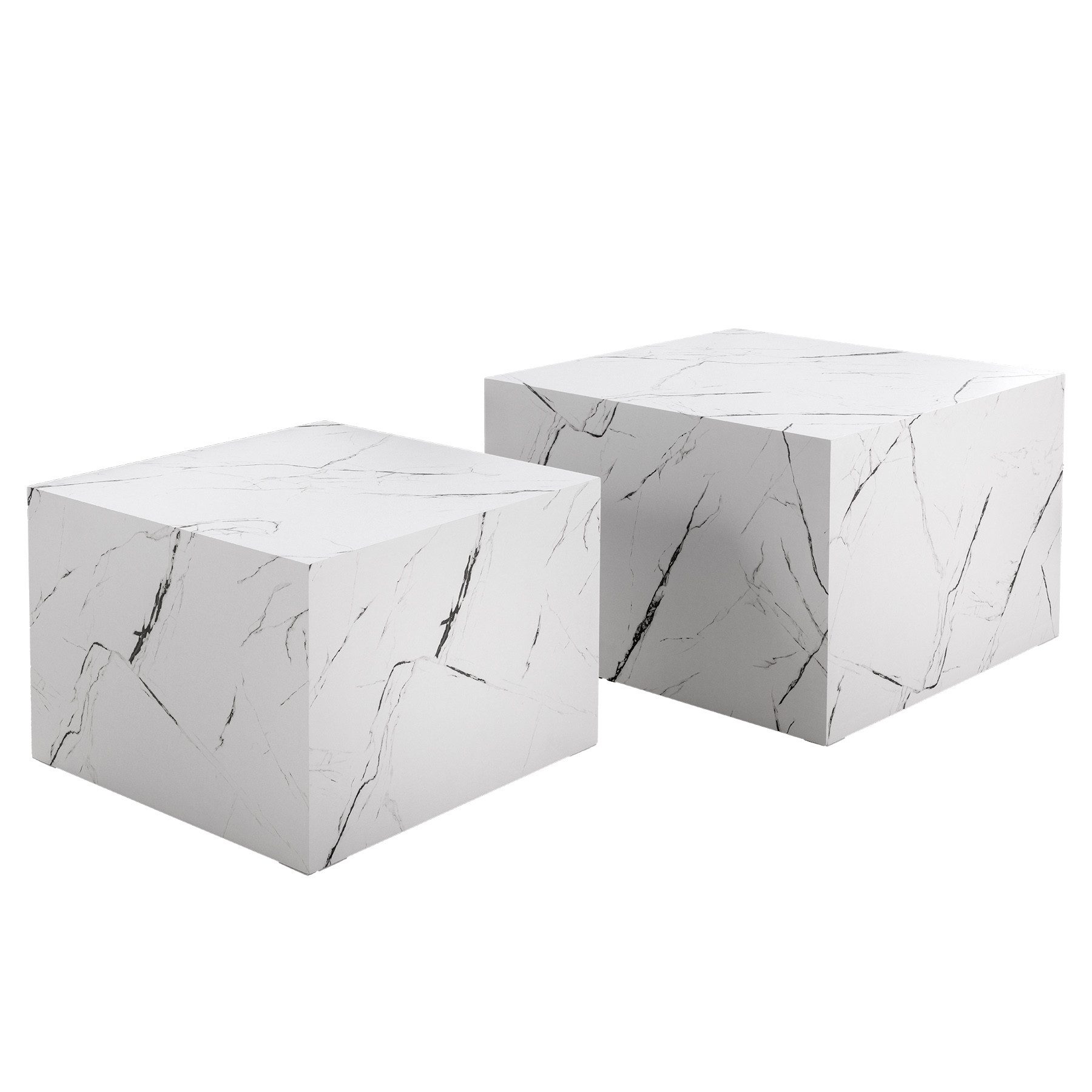 riess-ambiente Beistelltisch DICE 60cm weiß · quadratischer Wohnzimmertisch günstig online kaufen