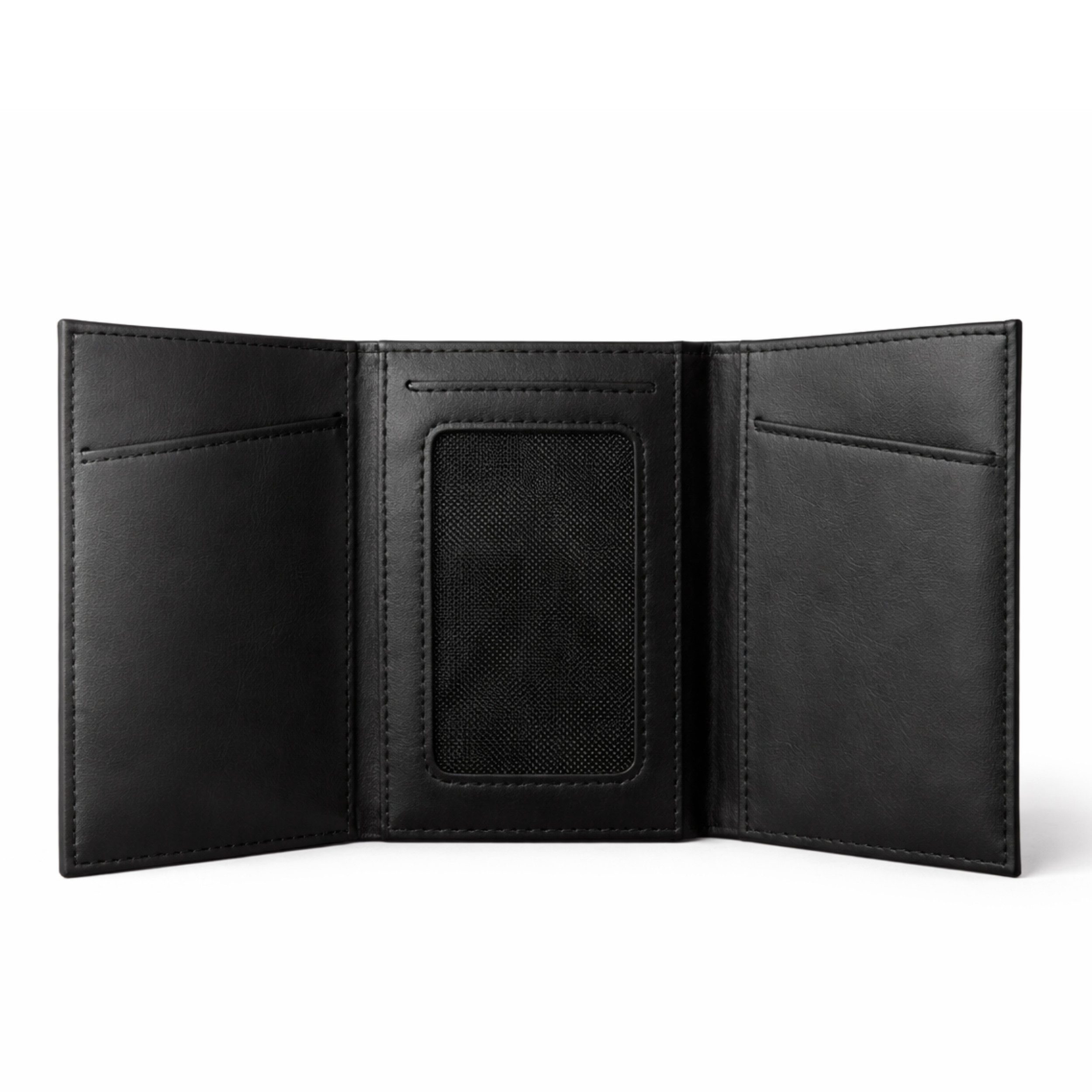 S&T Design Brieftasche S&T Design RFID Blocker Cardholder Slim Wallet Herren veganem Leder (S&T Design portemonnaie, 1-tlg., Mit Geschenk verpackung), 11 Kartenfächer Münzfach Bargeld mit Reisverschluss Magnetisch Klein