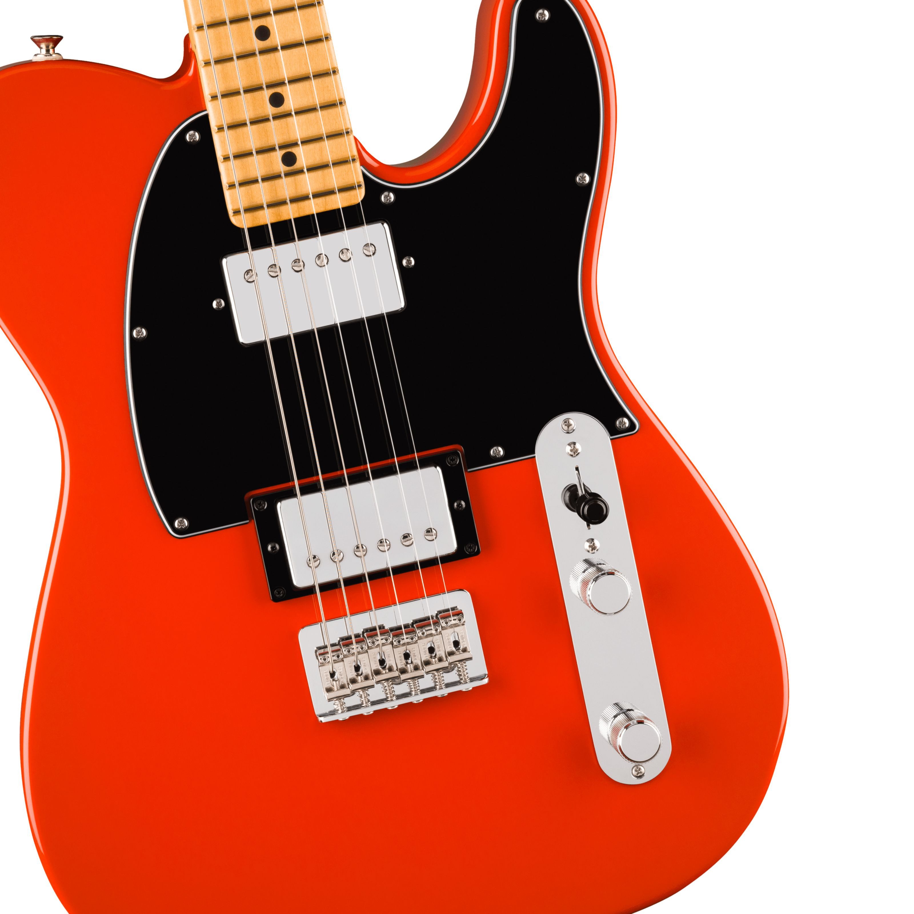 Fender E-Gitarre, E-Gitarren, T-Modelle, Player II Telecaster HH MN Coral Red - E-Gitarre