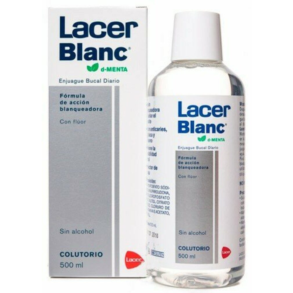 LACER Mundspülung blanc Minz-Mundwasser 500ml, (Packung)