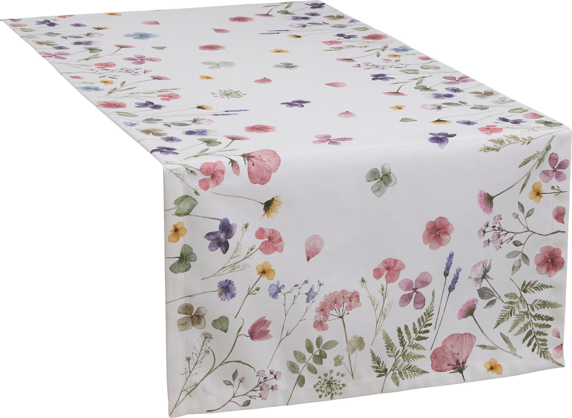 sander table + home Tischdecke Tischläufer "Suzanne", Baumwolle Blumen