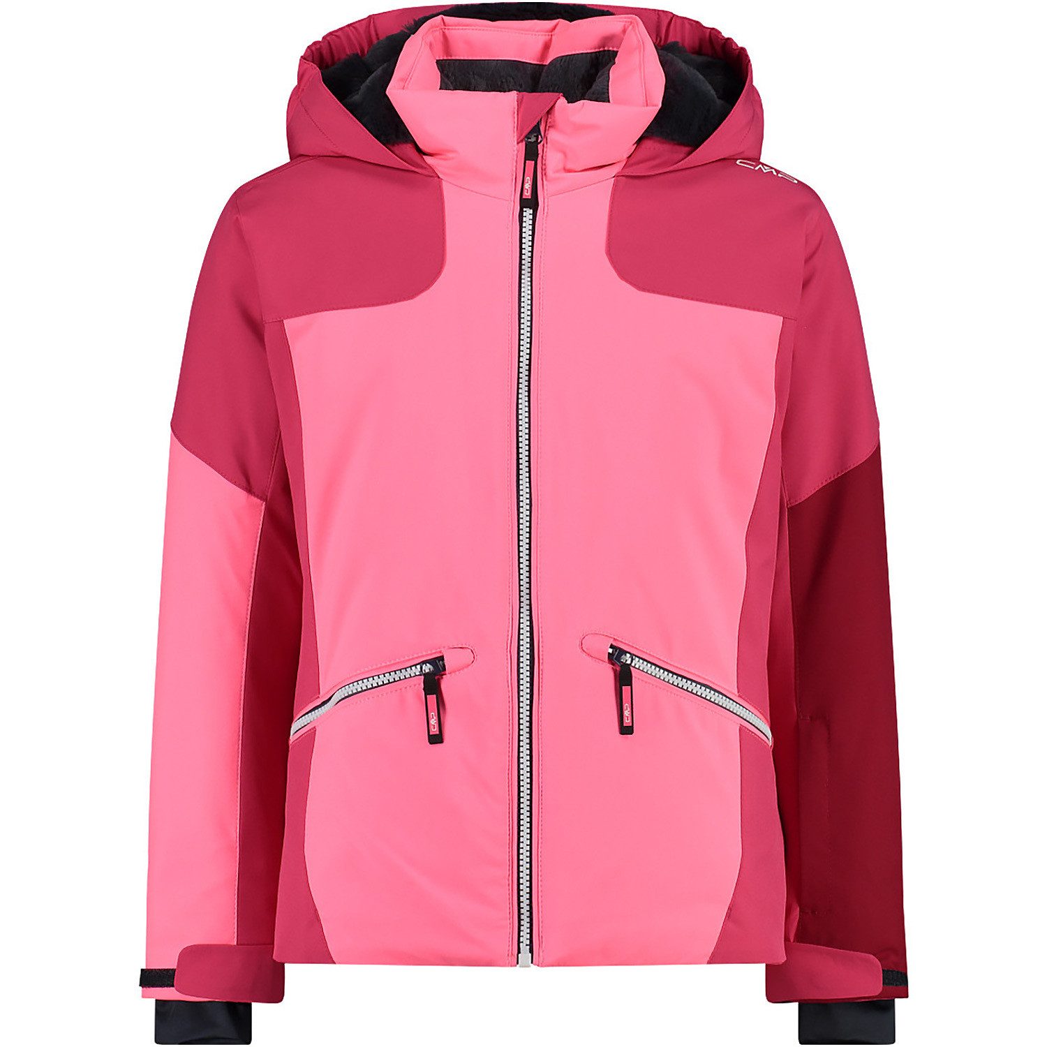 Fleecejacke Unterjacke GIRLS JACKET FIX HOOD TWILL III