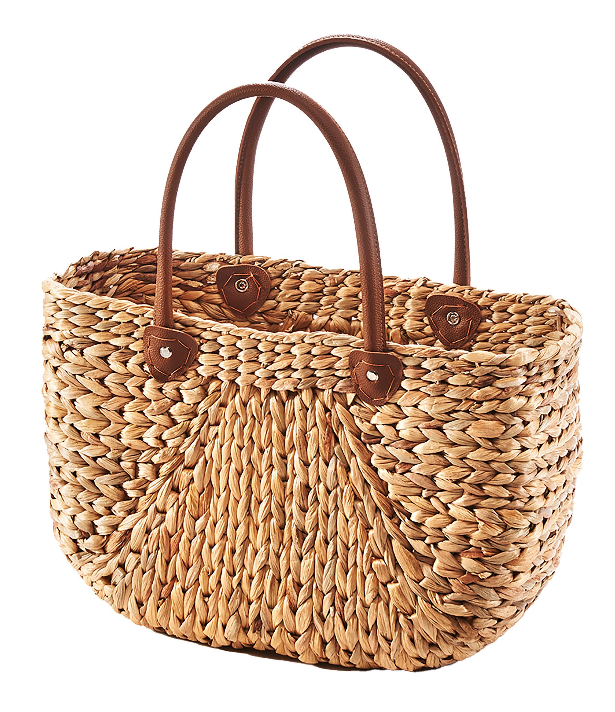 Kobolo Shopper Korbtasche aus Wasserhyazinthe - günstig online kaufen