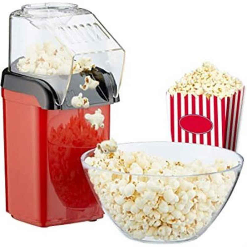 CEPEWA Popcornmaschine 64271, Popcorn Maker, Rot, 12 x 27 x 18 cm