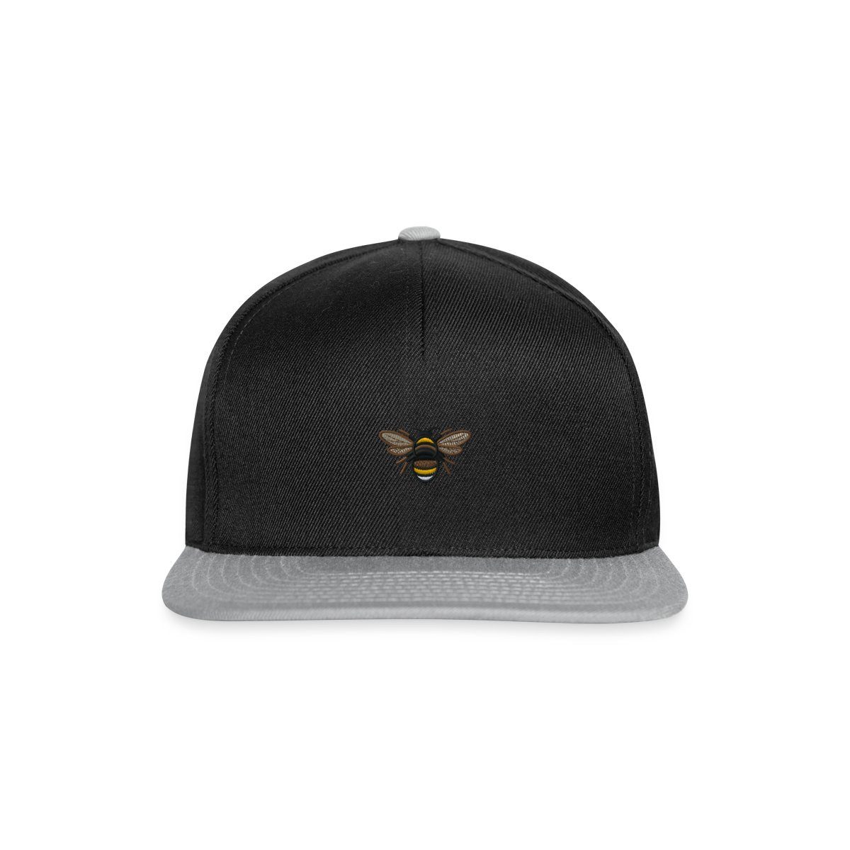 Spreadshirt Snapback Cap Stickmotiv Hummel Lustiges Tier Design Snapback Cap (1-St)