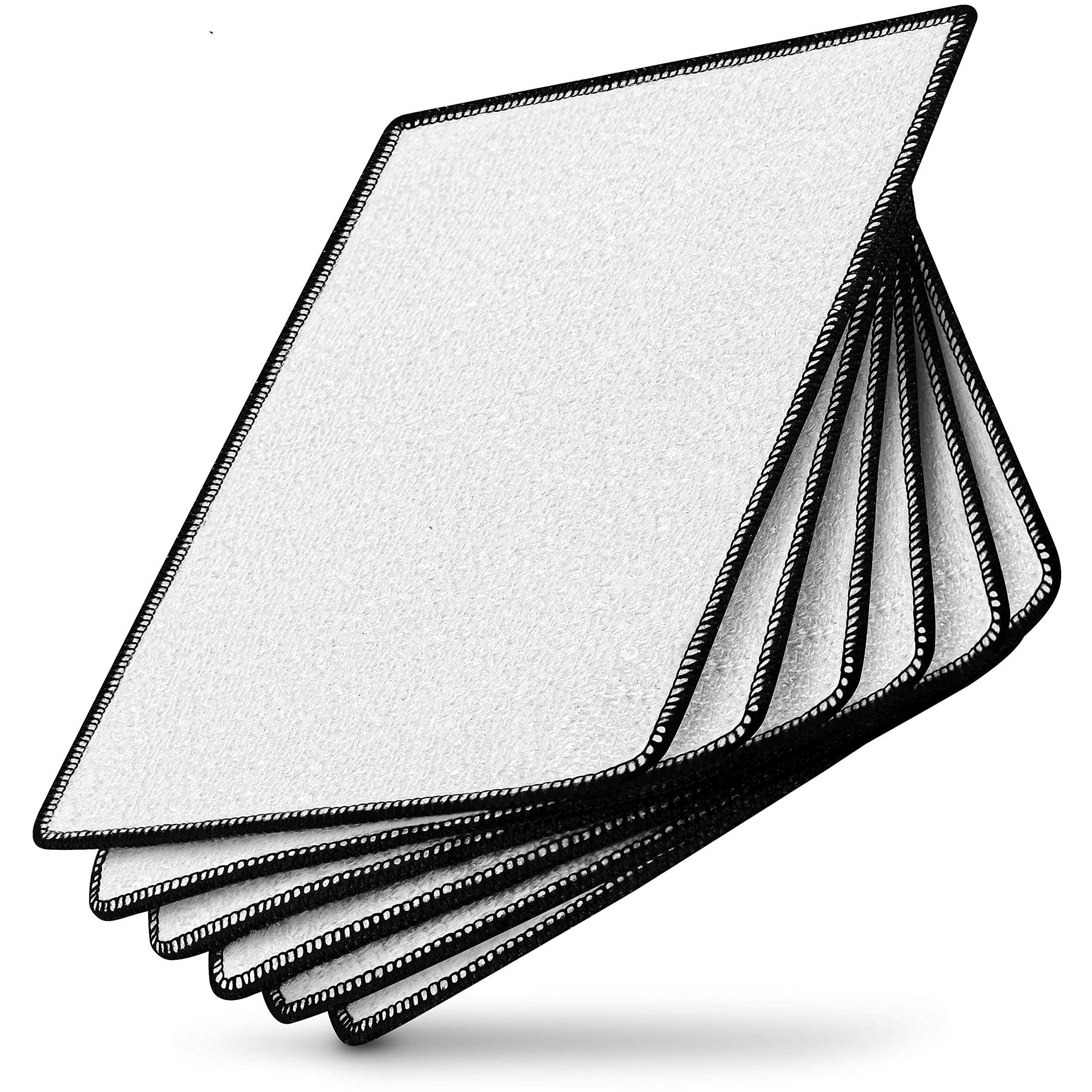 Meisterfaktur Premium Bambus Tücher [6 Stück] - 90% Bambus - für Hochglanzküchen Reinigungstücher (Bambus, 18x23 cm, 6-tlg., Umweltfreundliche Lappen für Küche, Bad & Haushalt)