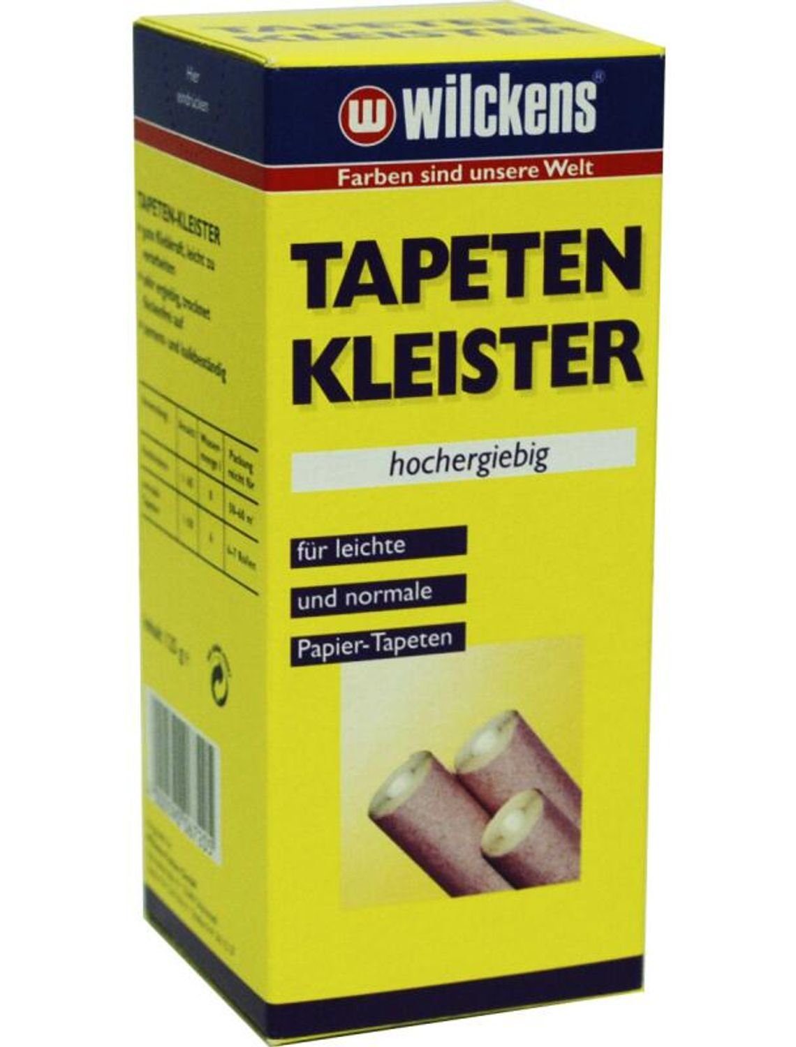 und Tapetenkleister Kleister leichte Wilckens 125g Kleb Tapeten 30x normale Wilckens für Farben