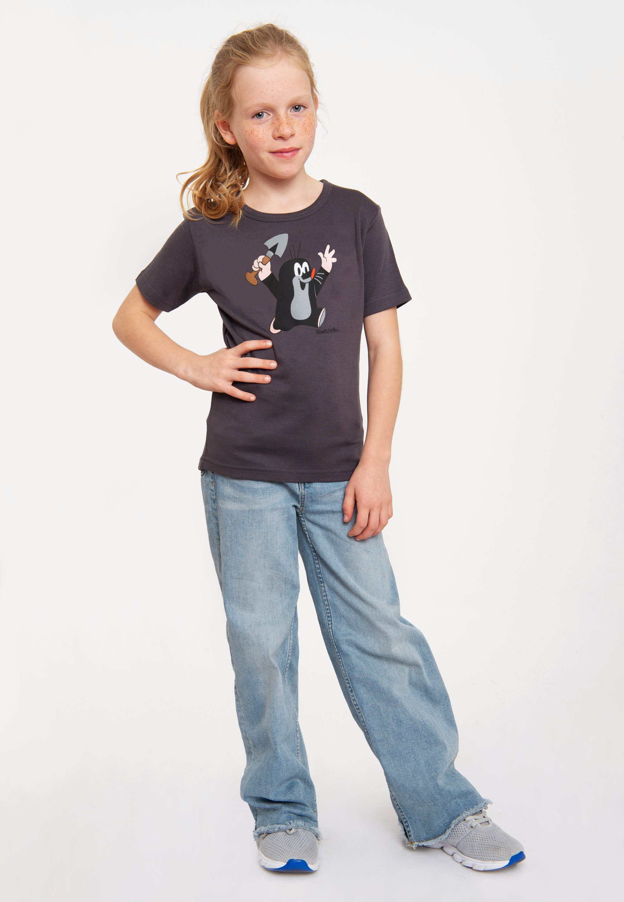 LOGOSHIRT T-Shirt Der kleine Maulwurf mit lizenzierten Originaldesign