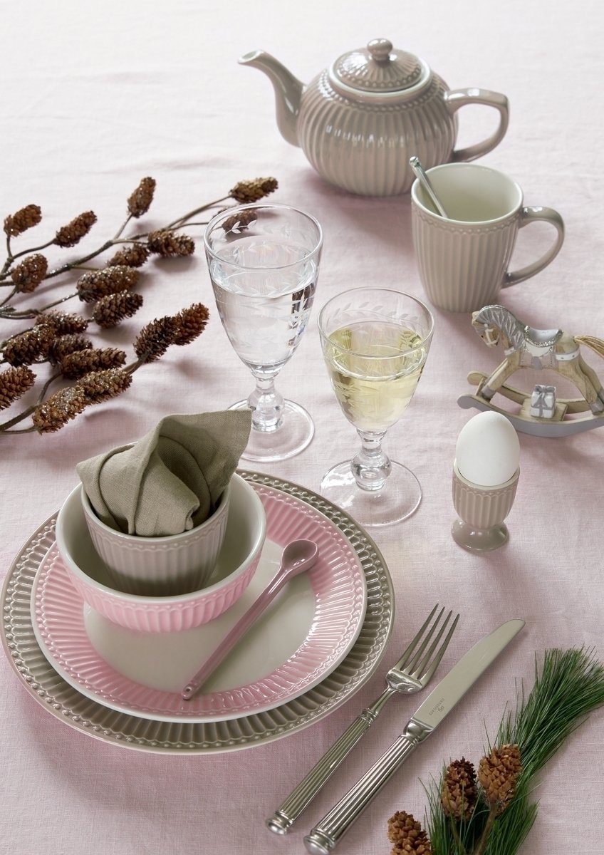 Greengate Müslischale Alice Müslischale hazelnut brown 0,45 l, Steinzeug, (Schüsseln & Schalen)