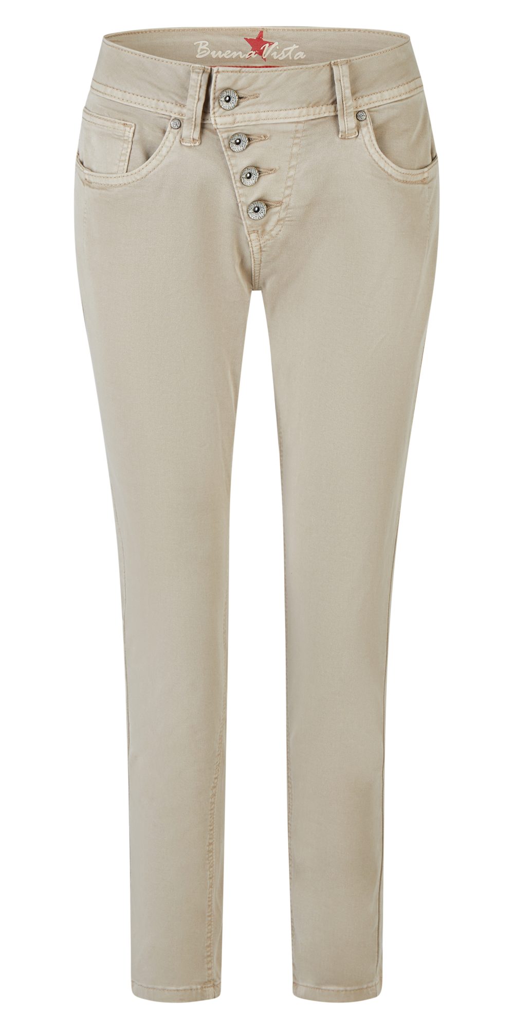 Buena Vista Stretch-Jeans BUENA VISTA MALIBU 7/8 sand BV B5122 4219.6349 - Summer Twill