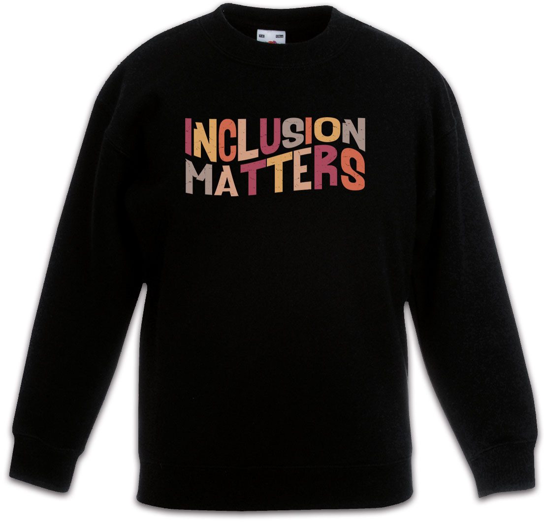 Sweatshirt Inclusion Matters Kinderpullover Inklusion Autismus Diversität