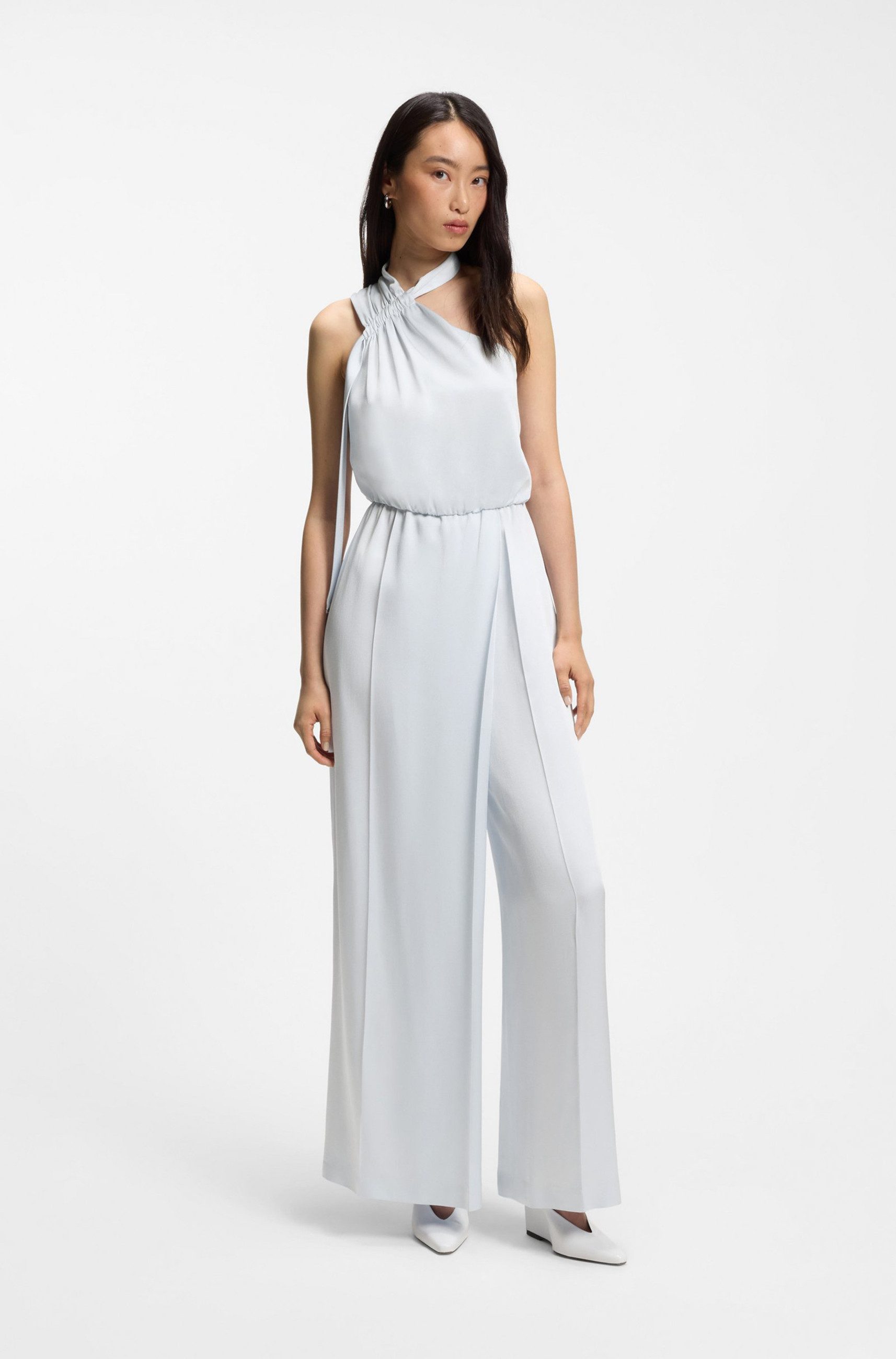 BOSS Jumpsuit Descarla mit Wickeloptik (1-tlg)