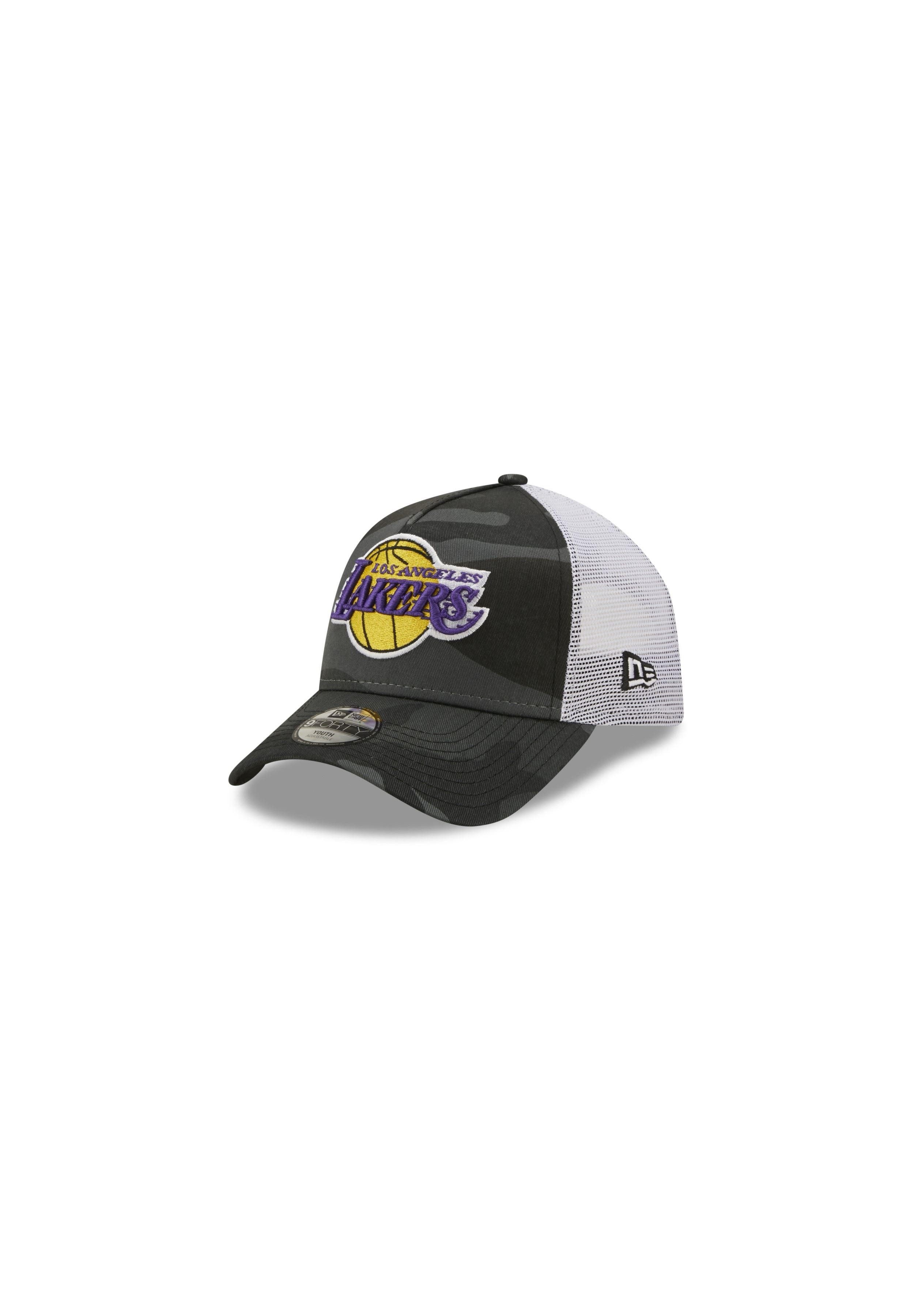 New Era Baseball Cap Los Angeles Lakers NBA Camo Midnight Camouflage 9Forty Kids A-Frame Ad (1-St)
