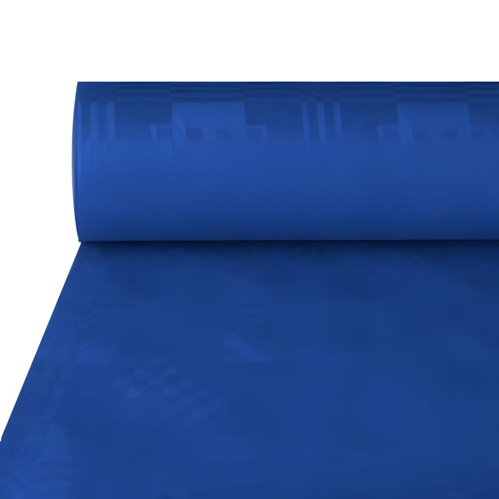 PAPSTAR Damast-Tischdecke, (B)1,0 x (L)50 m, dunkelblau