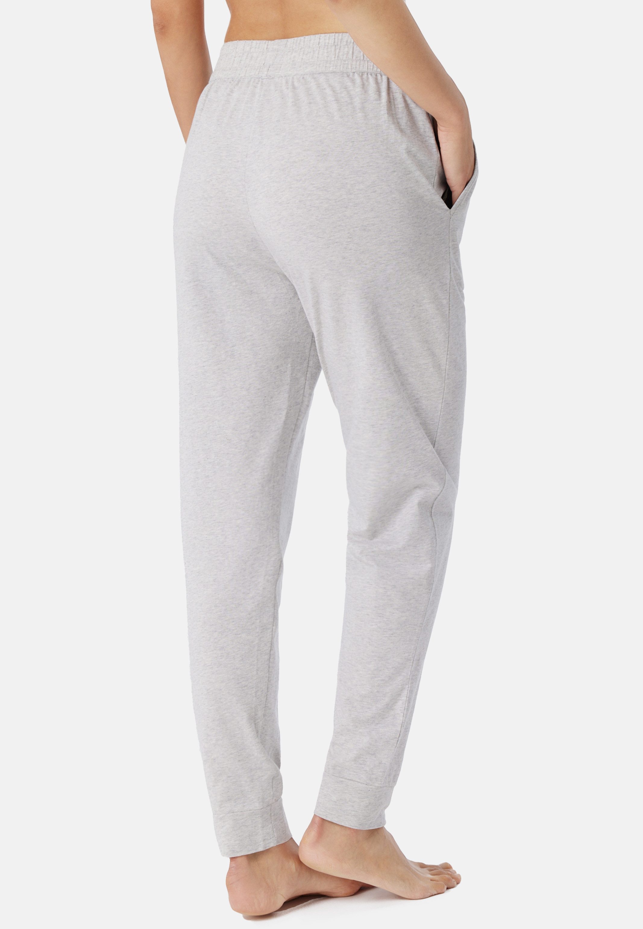 Schiesser Schlafhose Mix & Relax Organic Cotton (1-tlg) Schlafanzug Hose lang - Baumwolle