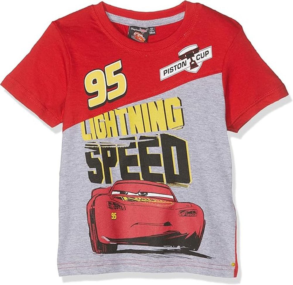 Disney Cars Print-Shirt CARS T-Shirt Jungen 3 - 8 Jahre Kindershirt Sommershirts