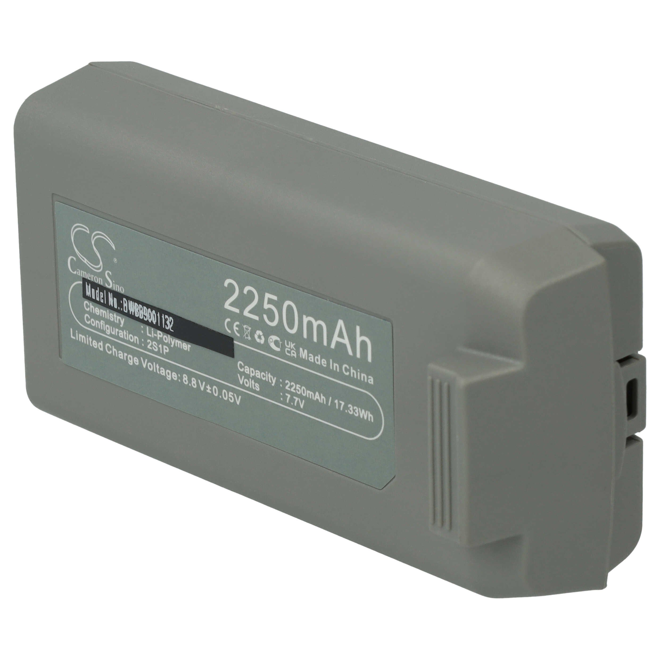 vhbw Akku passend für DJI Mavic Mini SE, Mini 2 Drohne / Modellbau Drohne Drohnen-Akku Akku Li-Polymer 2250 mAh (7,7 V, 1 St), Leistungsfähiger Austausch-Akku für Drohne, Wiederaufladbar, Jede