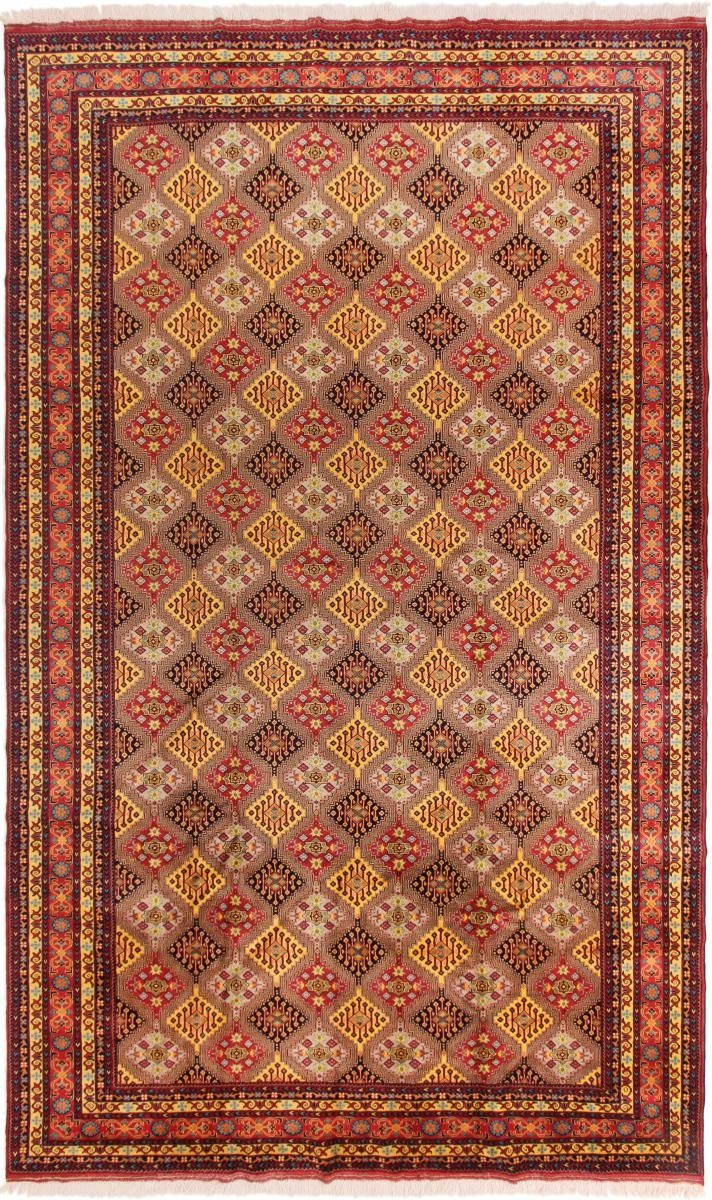 Orientteppich Afghan Mauri 248x497 Handgeknüpfter Orientteppich Läufer, Nain Trading, rechteckig, Höhe: 6 mm | Kurzflor-Teppiche