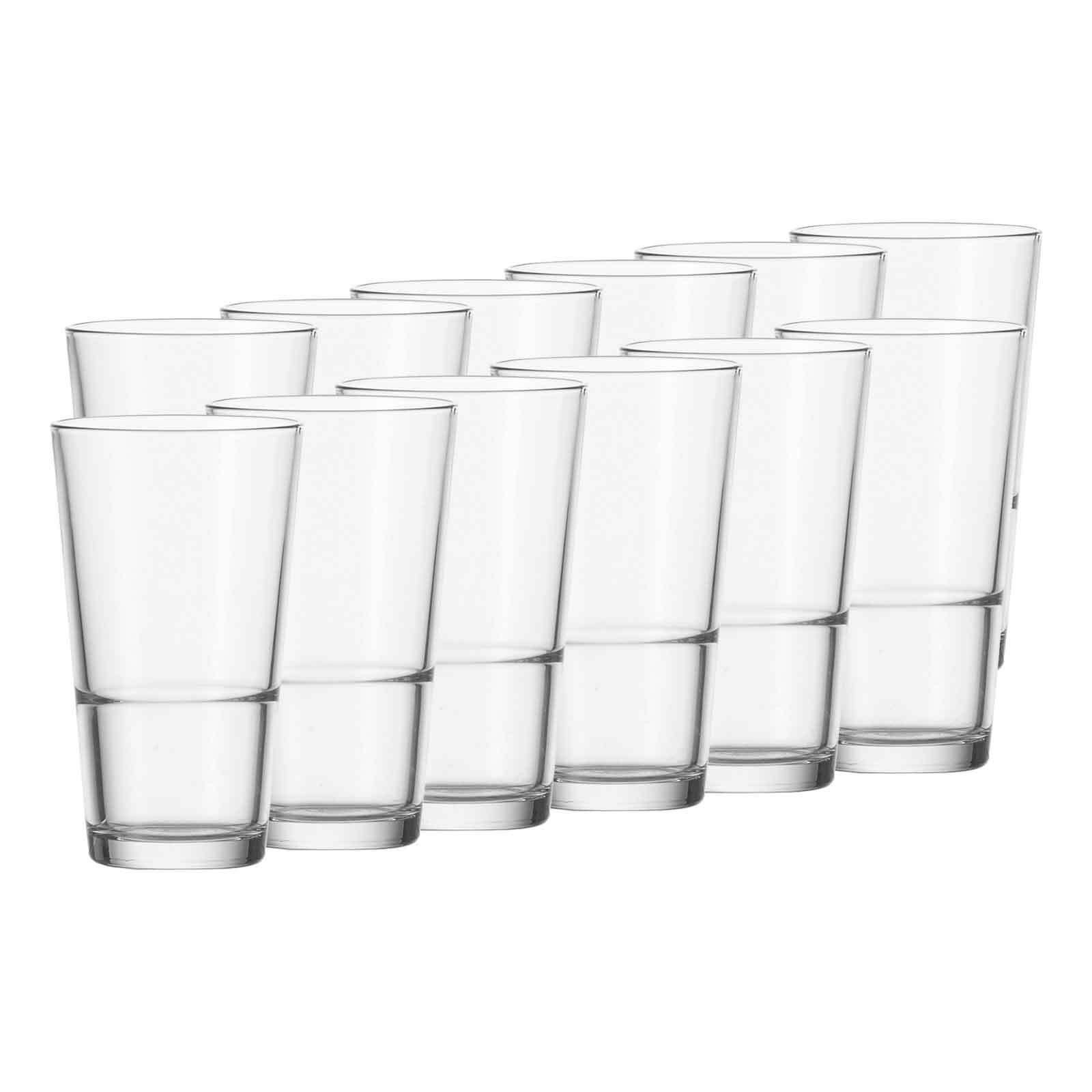 LEONARDO Glas Event Trinkgläser 240 ml 12er Set, 12-tlg., Glas