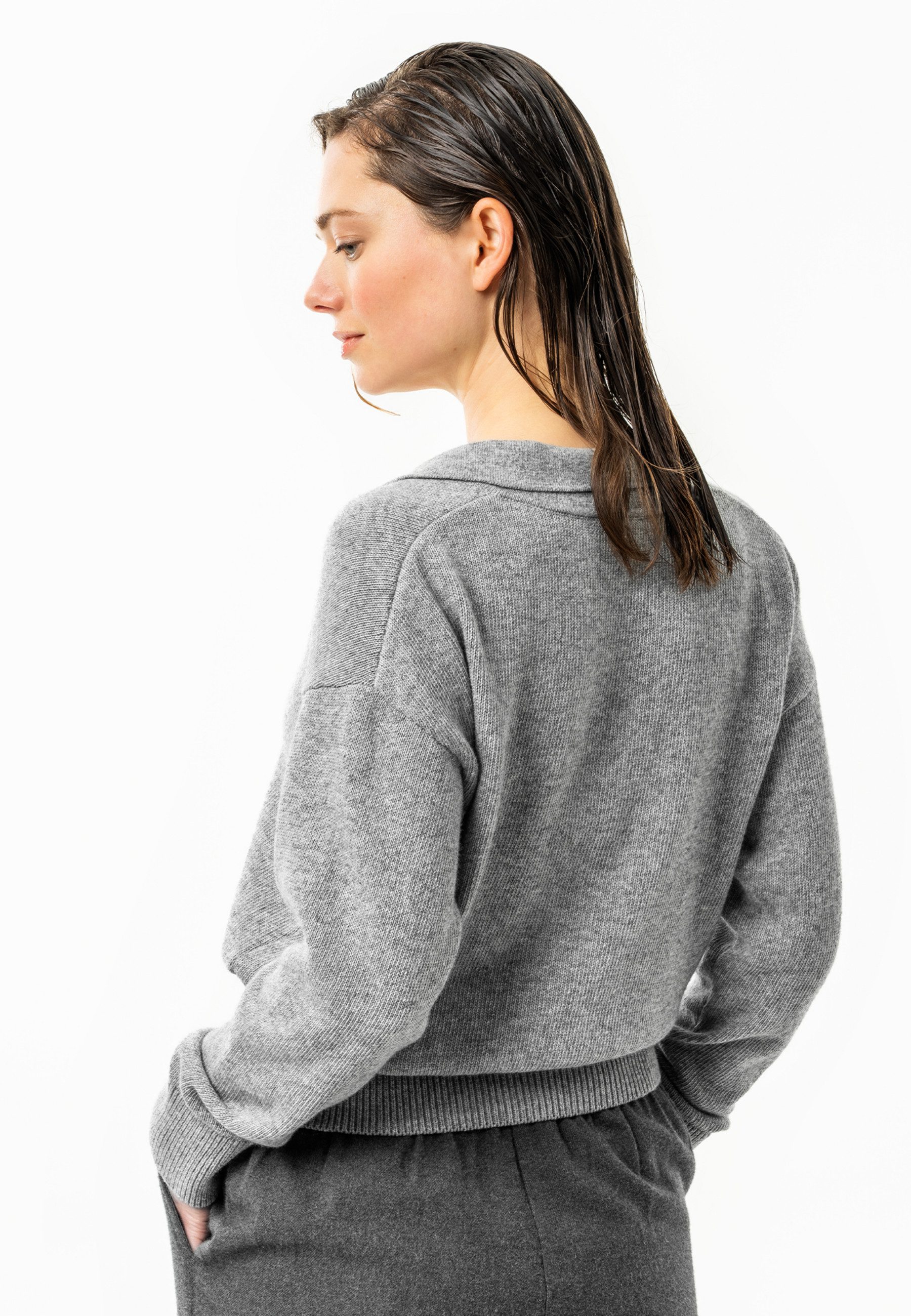 LIVING CRAFTS Strickpullover ULANA GOTS zertifiziert