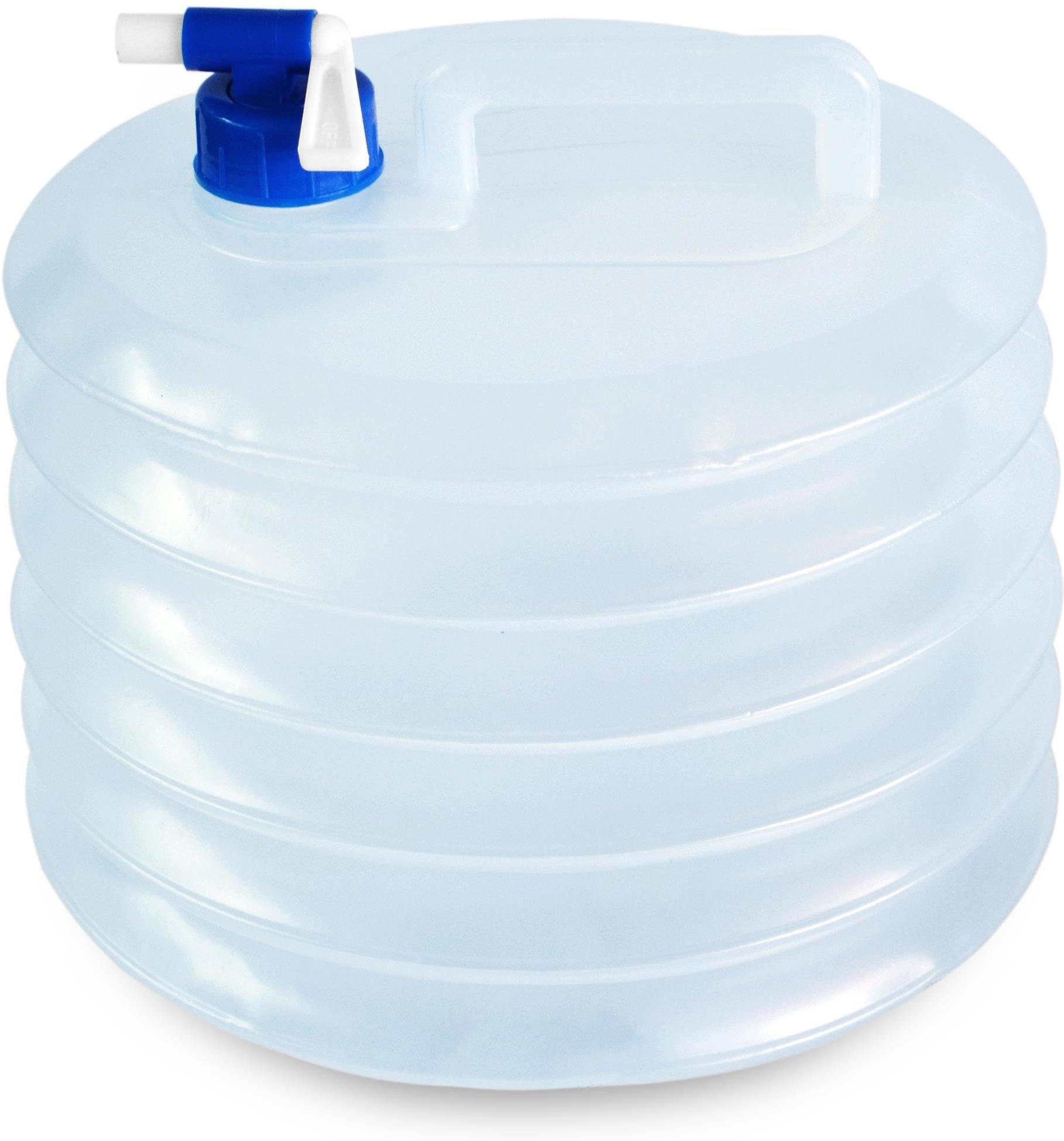 normani Kanister Faltkanister 10 Liter Yuancan (1 St), Faltbarer Falteimer Wasserkanister mit Hahn Trinkwasserkanister