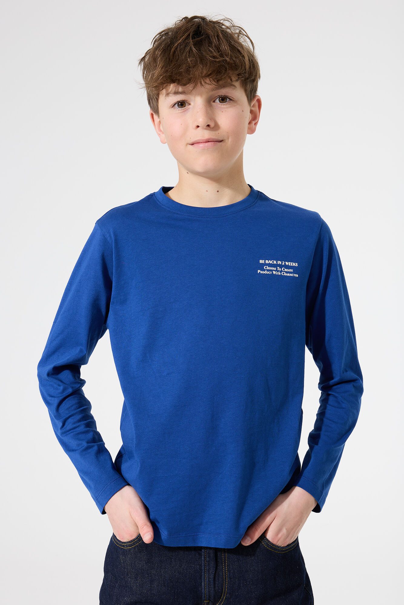 Garcia Langarmshirt mit Rückenprint