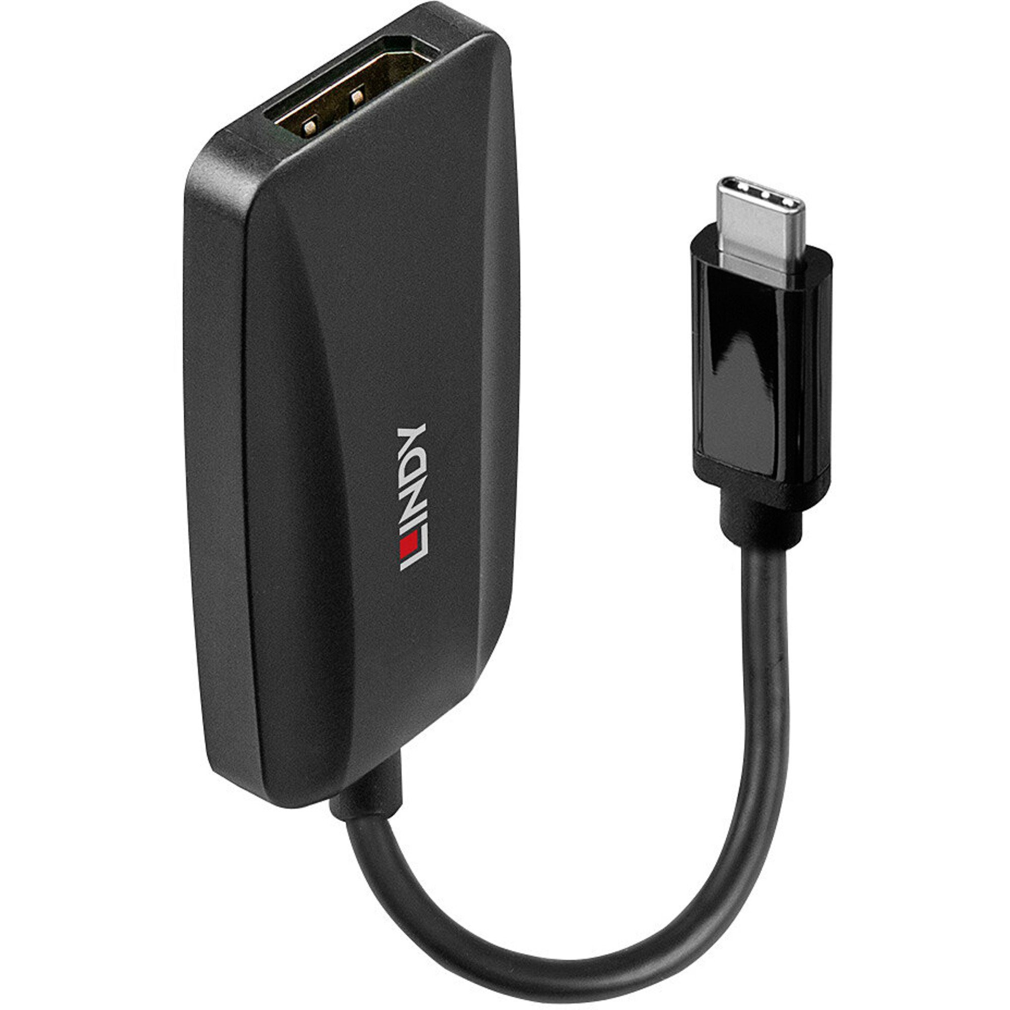 Lindy USB Konverter, USB-C Stecker > DisplayPort Computer-Kabel