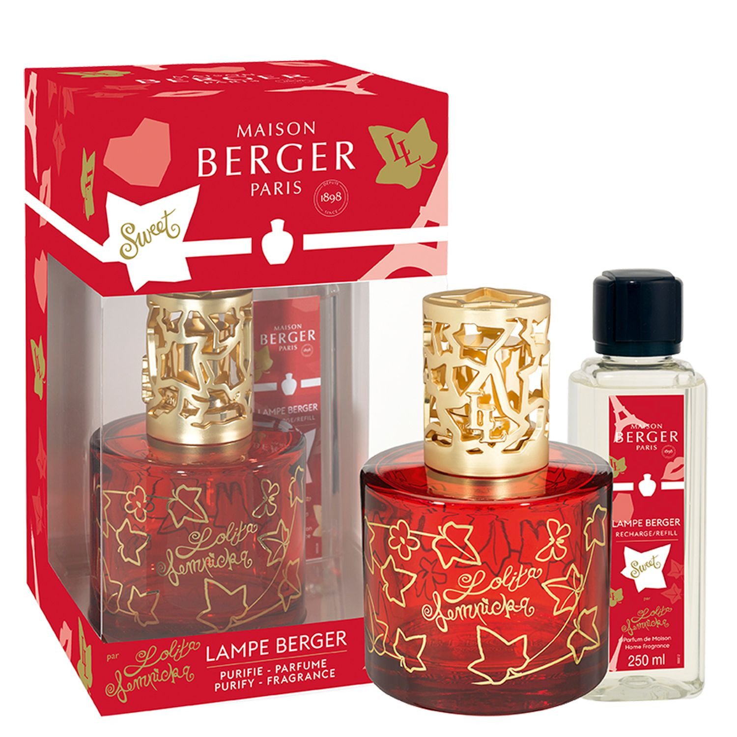 MAISON BERGER PARIS Duftlampe Geschenkset Pure Lolita Lempicka Sweet Rouge
