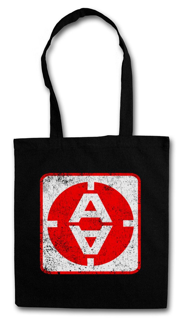 Urban Backwoods Beuteltasche Vintage Alpha Moonbase Door Logo Stofftasche Scifi TV Space 1999 (1-tlg), Mondbasis Serie Series Kult