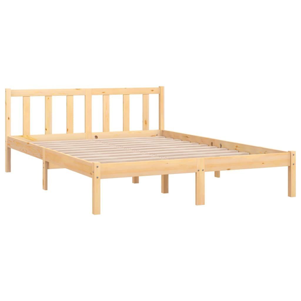furnicato Bettgestell Massivholzbett Kiefernholz 160x200 cm günstig online kaufen